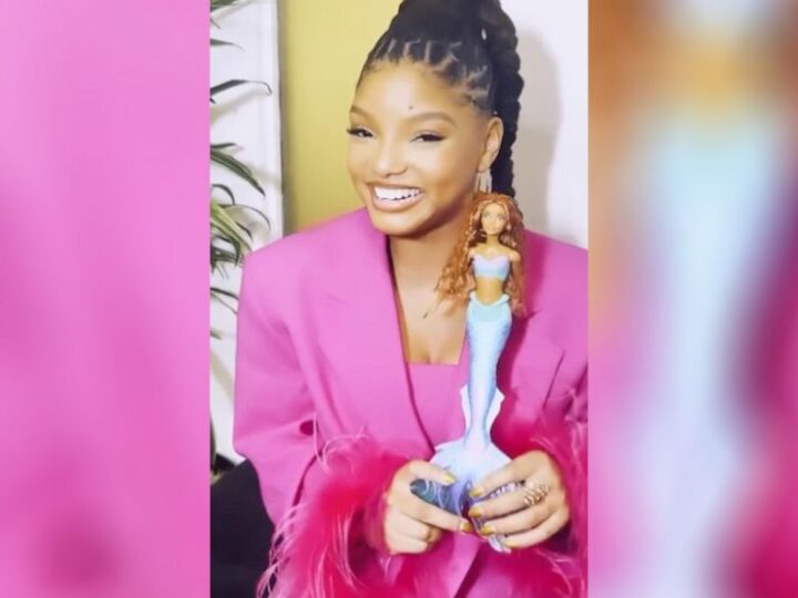 Halle Bailey shows off ‘Little Mermaid’ doll: ‘The little girl in me is pinching herself right now’