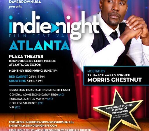 Morris Chestnut to Host Dave Brown’s Indie Night Film Festival, Atlanta on June 11th
