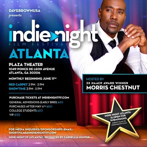 Morris Chestnut to Host Dave Brown’s Indie Night Film Festival, Atlanta on June 11th