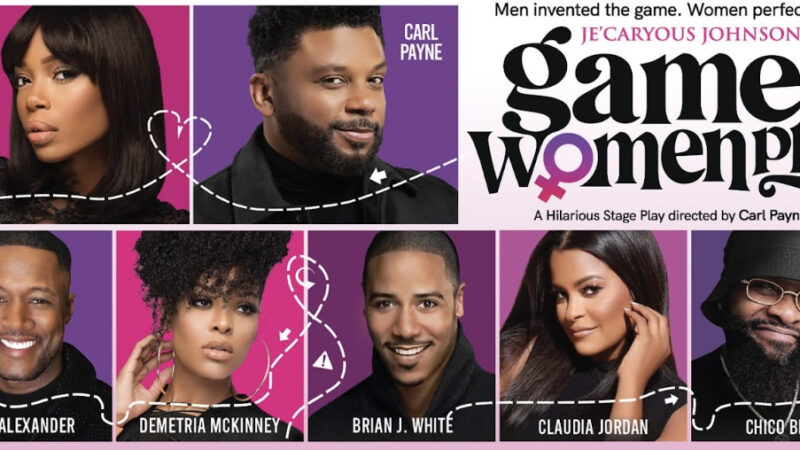 Je’Caryous Johnson Unveils Next Theatrical Masterpiece: Games Women Play—A Star-Studded Event of Love, Power, and Shocking Twists