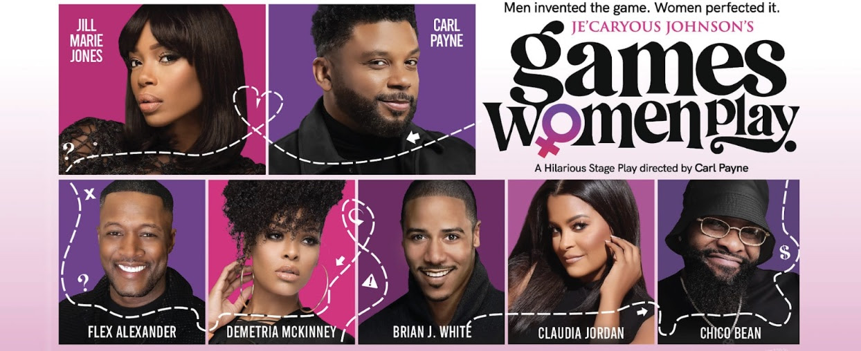 Je’Caryous Johnson Unveils Next Theatrical Masterpiece: Games Women Play—A Star-Studded Event of Love, Power, and Shocking Twists