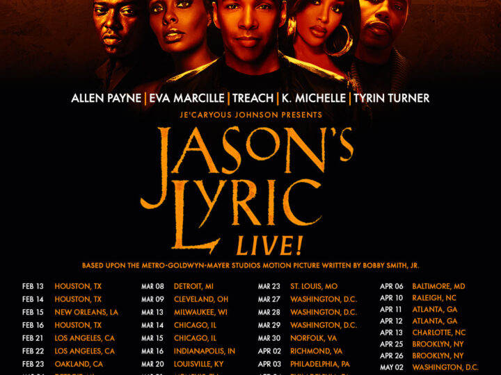 JE’CARYOUS JOHNSON BRINGS ICONIC LOVE STORY JASON’S LYRIC TO THE STAGE WITH ALL-STAR CAST ON 22-CITY TOUR